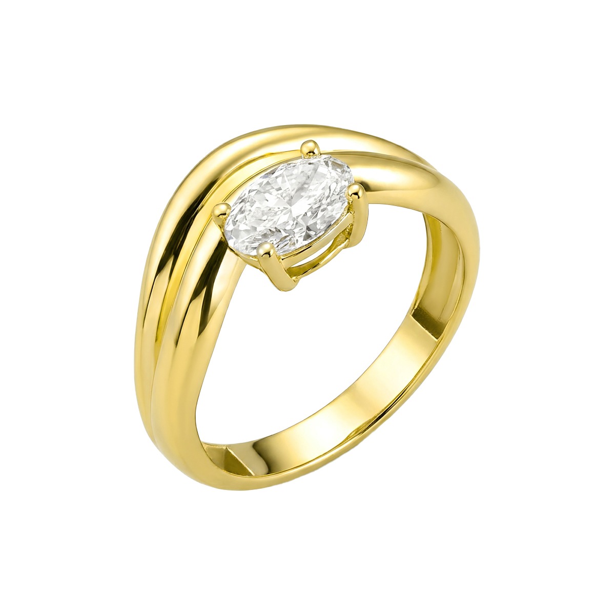 Oval Cut Solitaire Ring