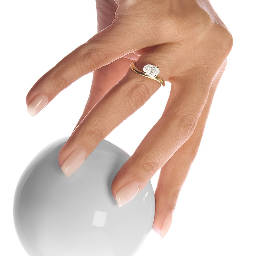 Oval Cut Solitaire Ring