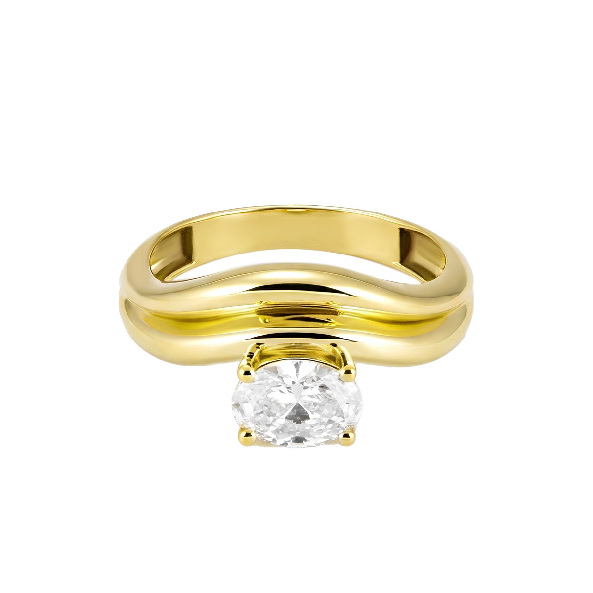 Oval Cut Solitaire Ring