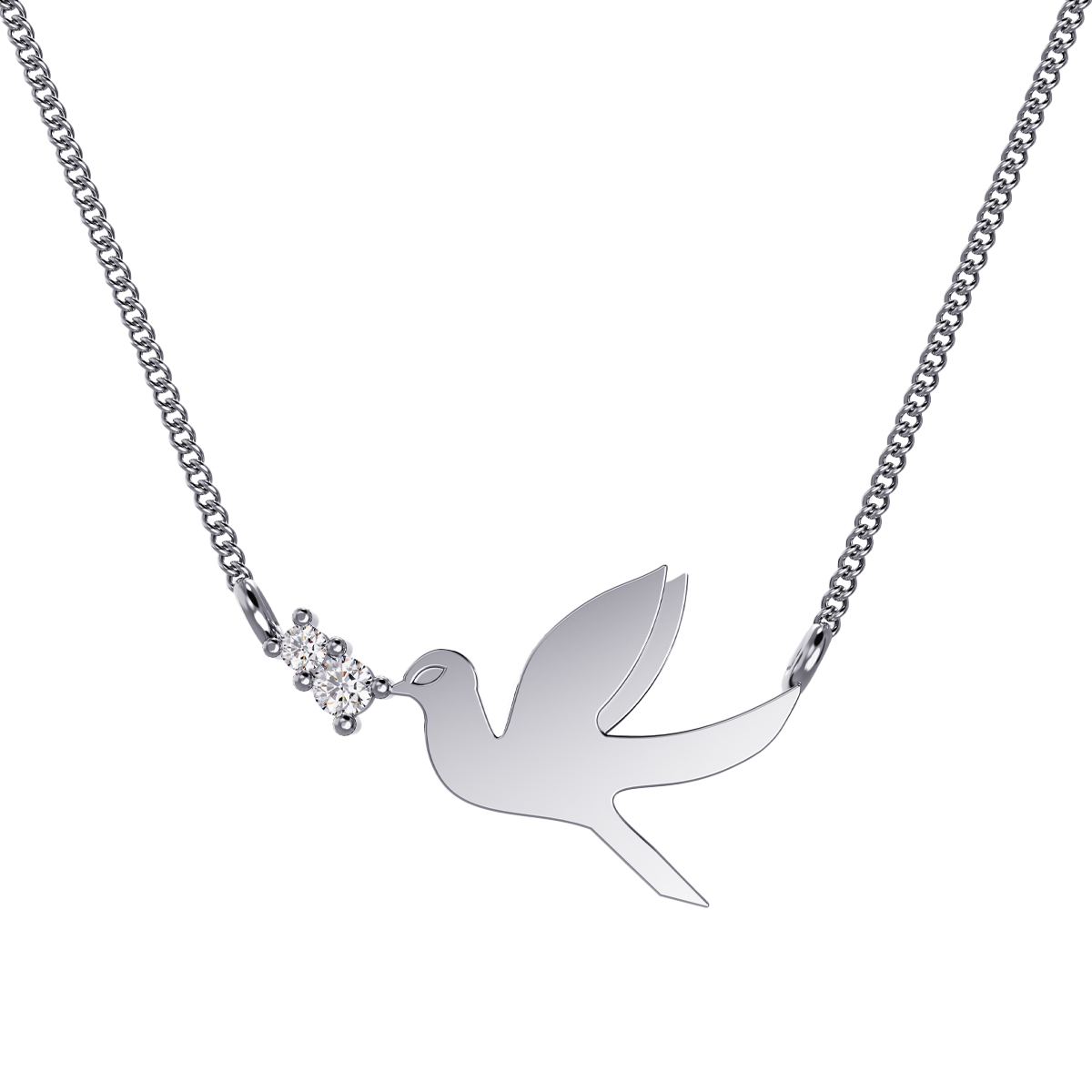 Seven‑Colored Dove Pendant