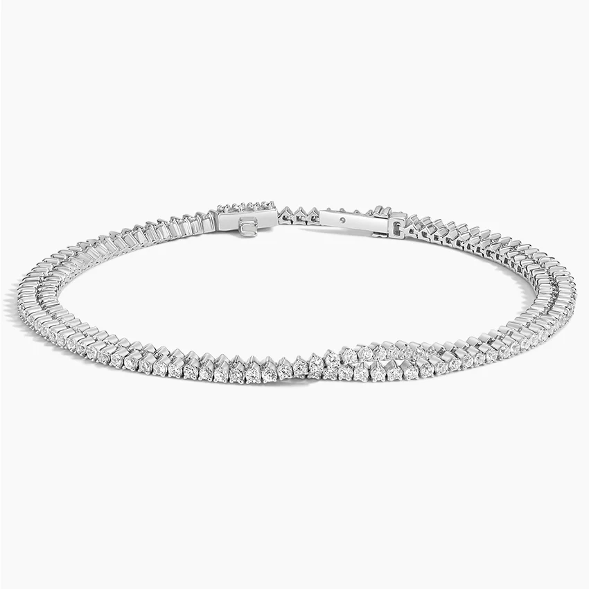 Wrap Lab Diamond Tennis Bracelet