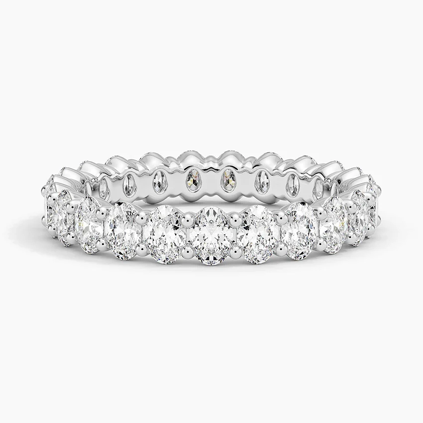 Oval Eternity Lab Diamond Ring