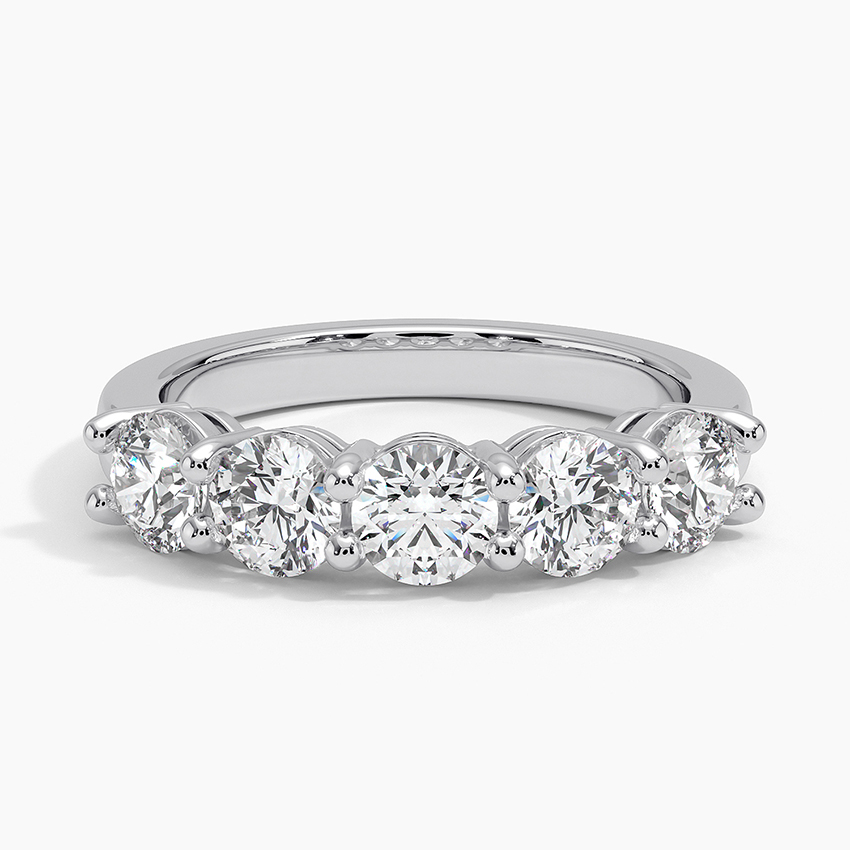 Round Five Stone Lab Diamond Ring