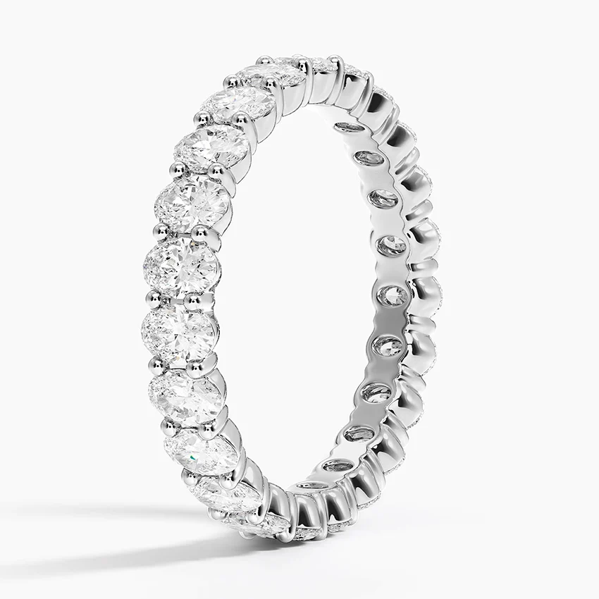 Oval Eternity Lab Diamond Ring