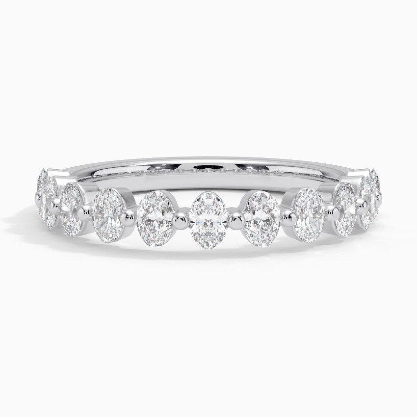 Ellipse Oval Diamond Ring