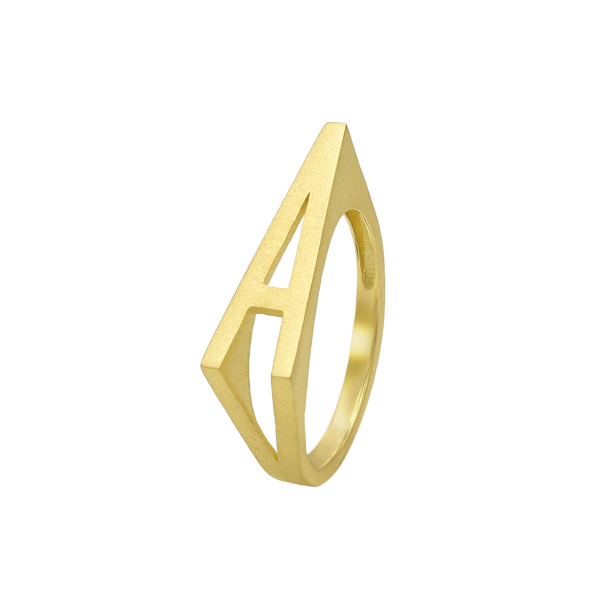 "A" Letter collection Ring
