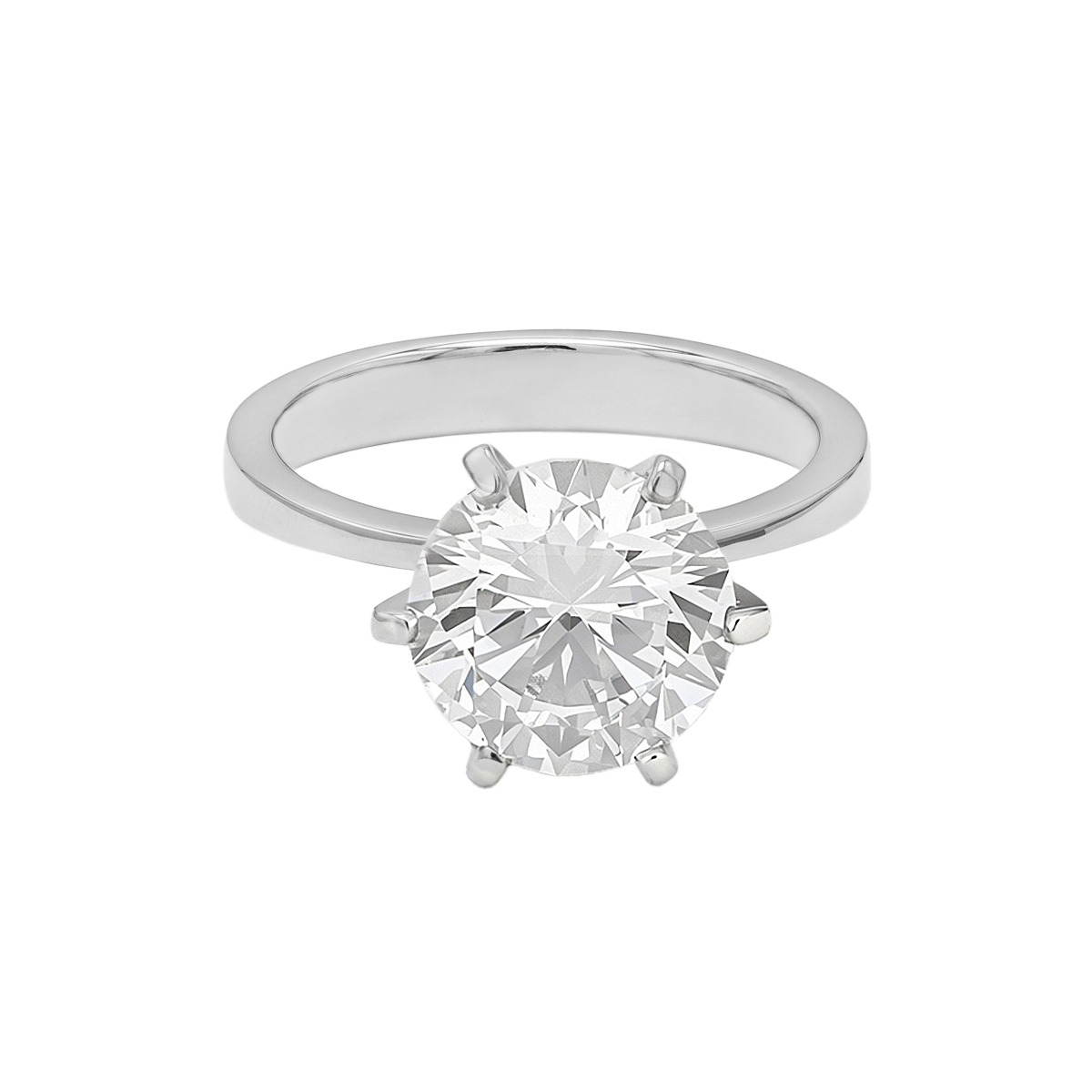 Round Cut Solitaire Ring