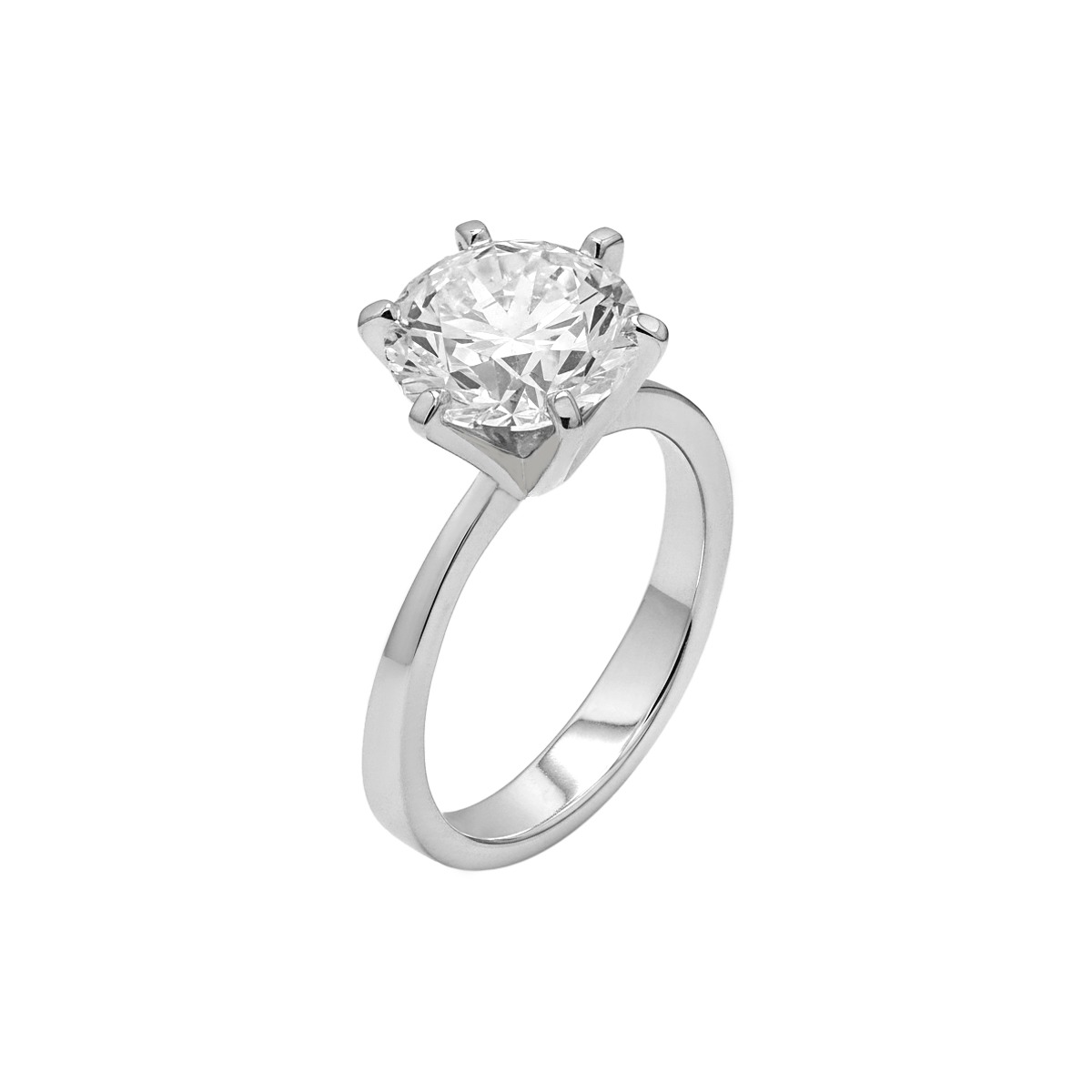 Round Cut Solitaire Ring
