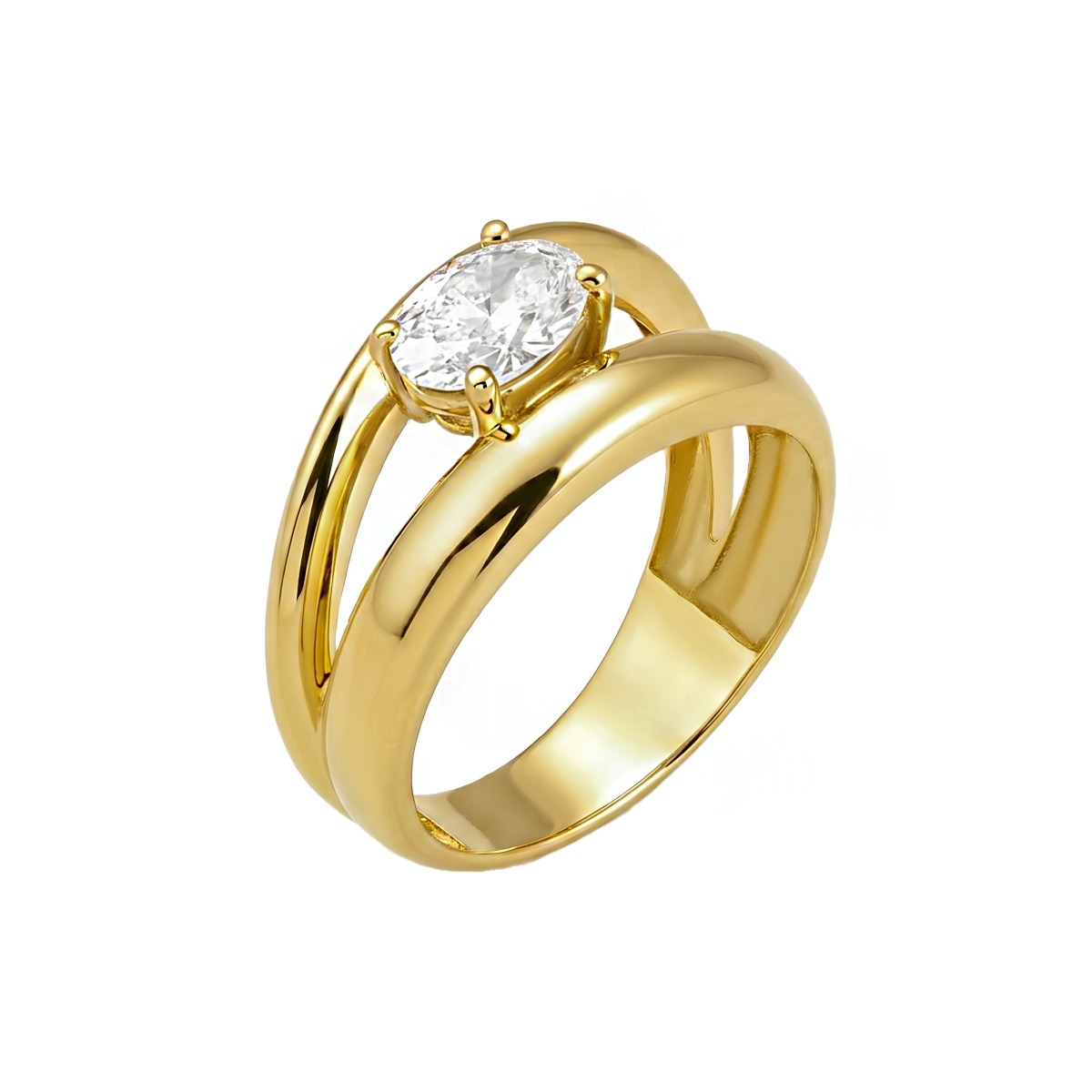 Oval Cut Solitaire Ring
