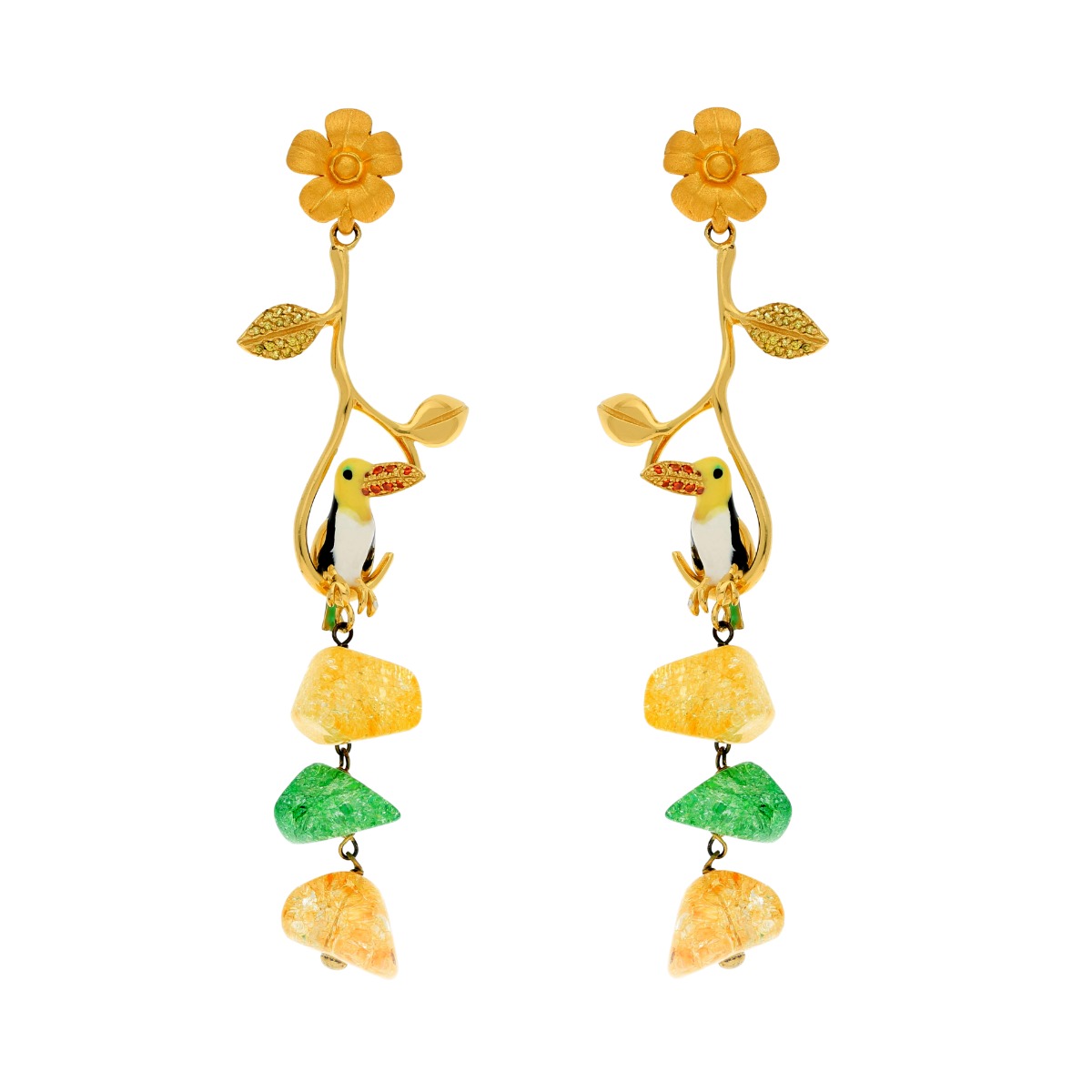 JUNGLE TIARA earring