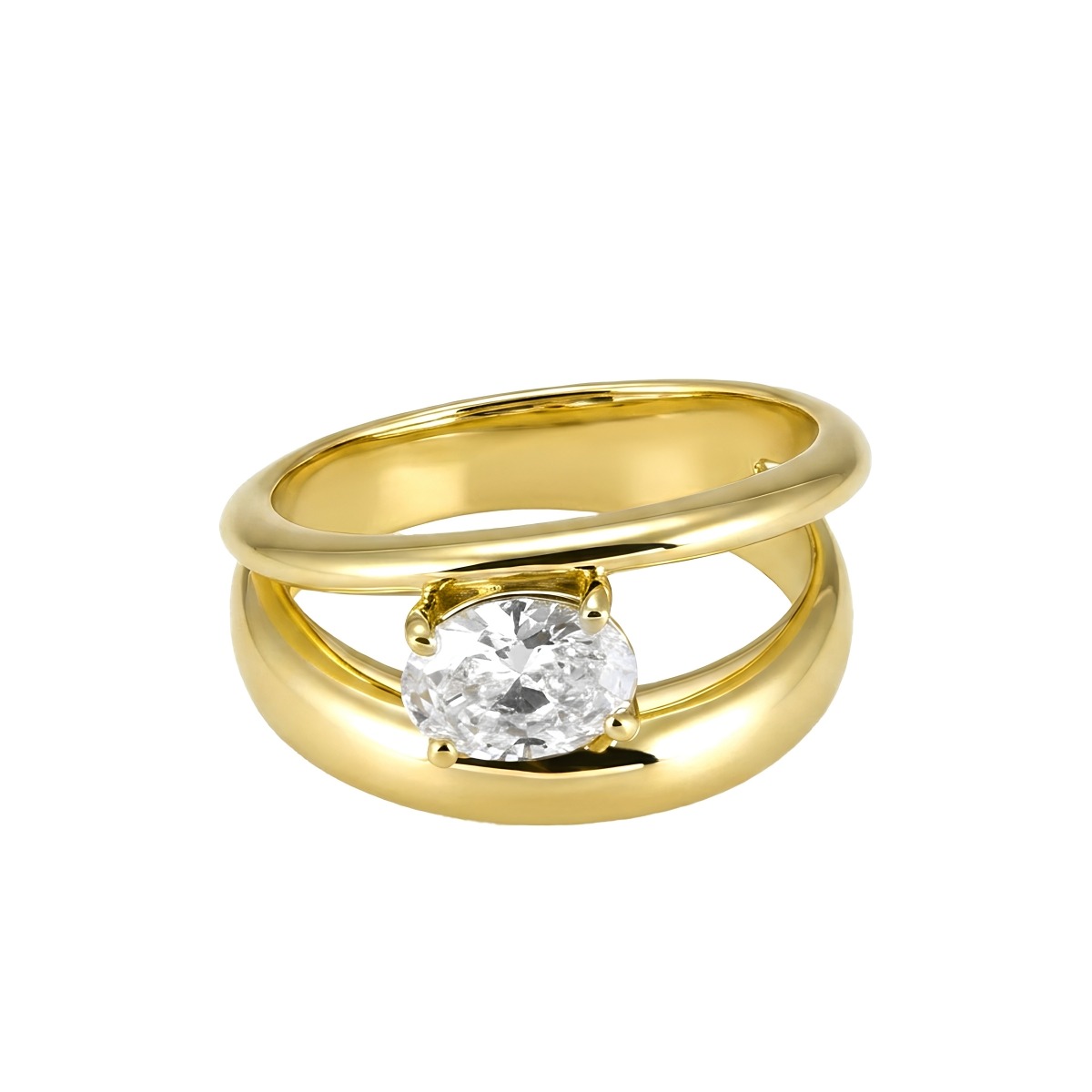 Oval Cut Solitaire Ring